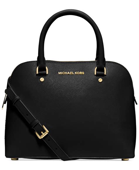 michael kors cindy medium dome black|michael michael kors cindy medium dome satchel black.